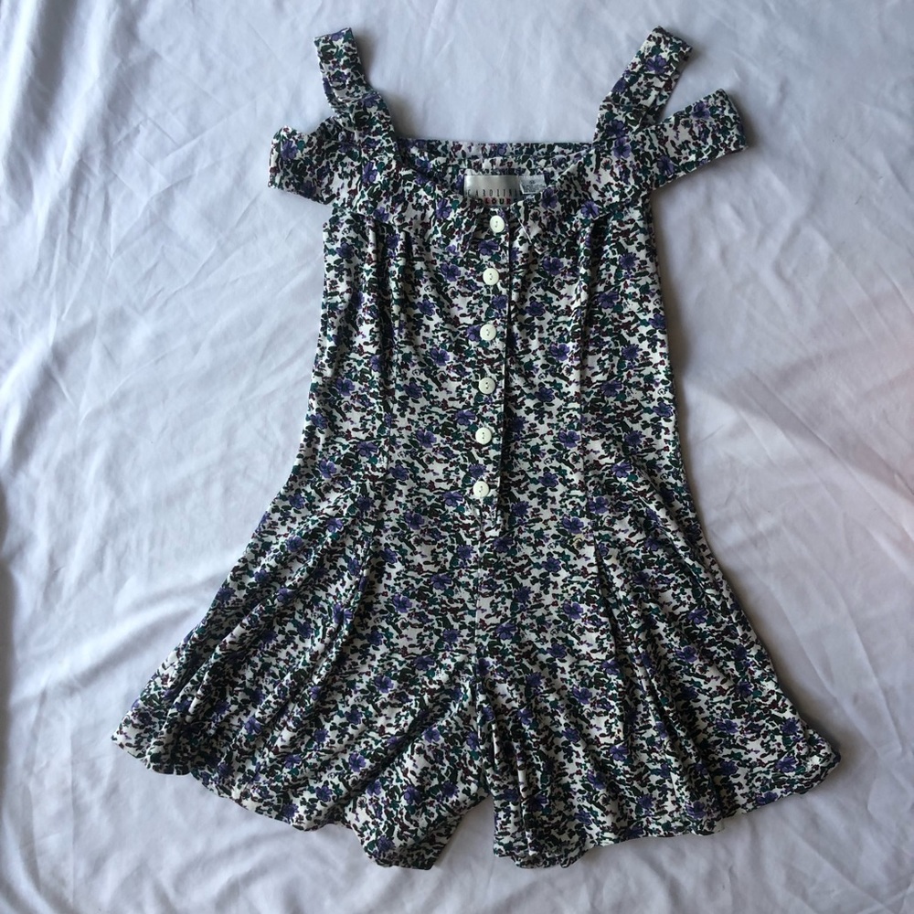 Vintage Carolina Colours Floral Romper